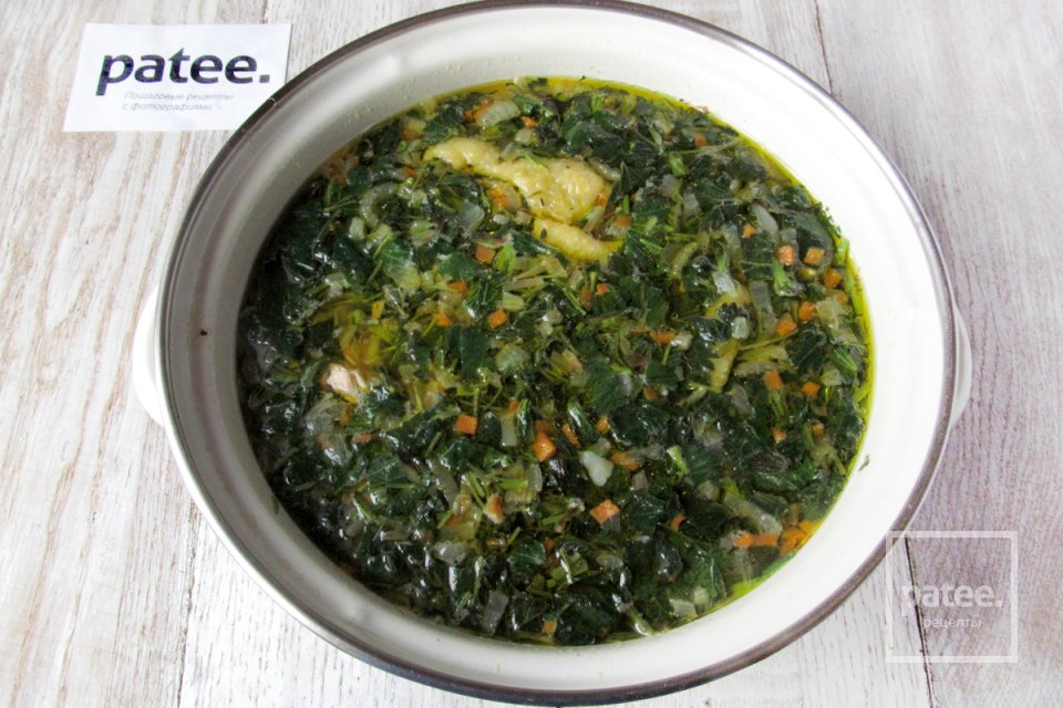 Куриный суп с молодой крапивой - Шаг 15