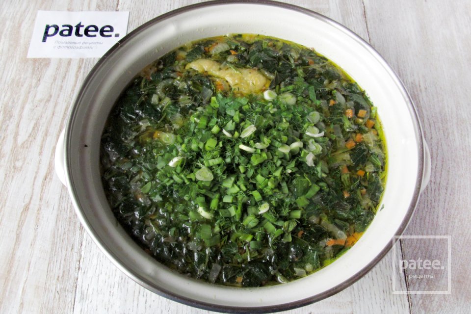 Куриный суп с молодой крапивой - Шаг 17