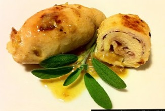 Куриные инволтини с белым вином