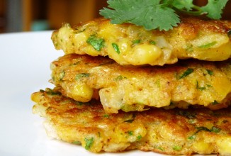 Кукурузные оладьи