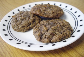 Шоколадно-кокосовое печенье