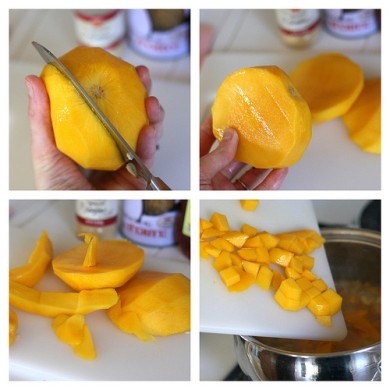 Овсянка с манго и яблоком - Шаг 1