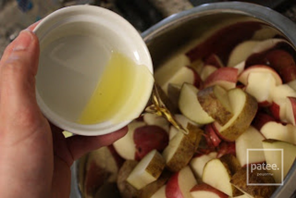 Красный картофель с беконом - Шаг 2