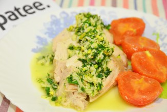 Филе индейки с укропом и петрушкой