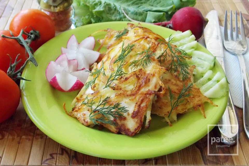 Филе куриной грудки в картофельной соломке - Шаг 12