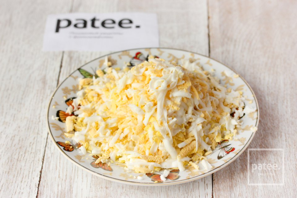 Салат Корзина с цветами - Шаг 4