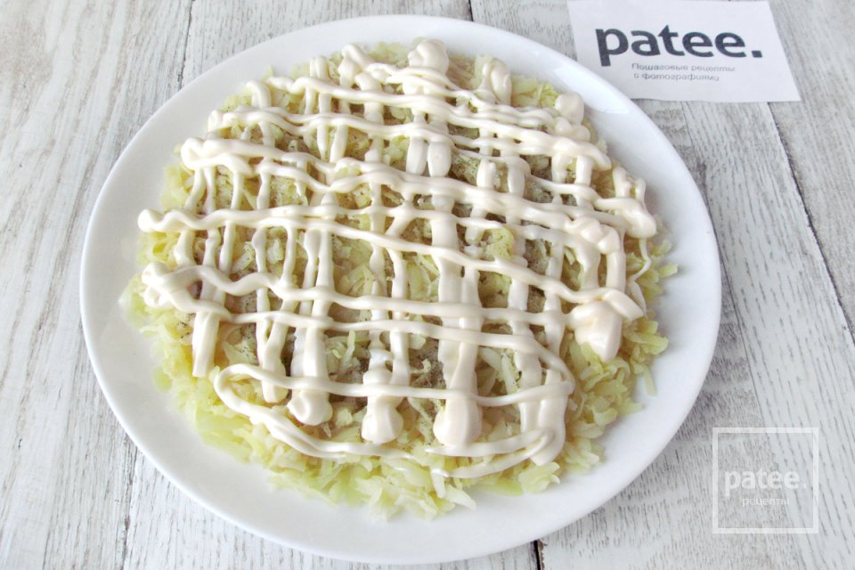 Салат Корзина с цветами - Шаг 11