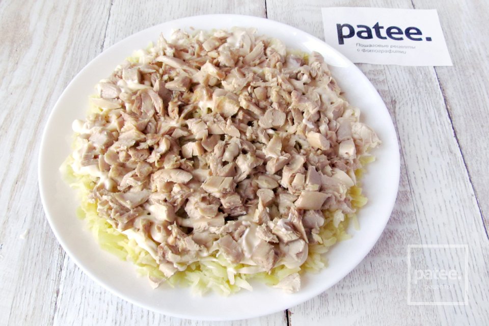 Салат Корзина с цветами - Шаг 12