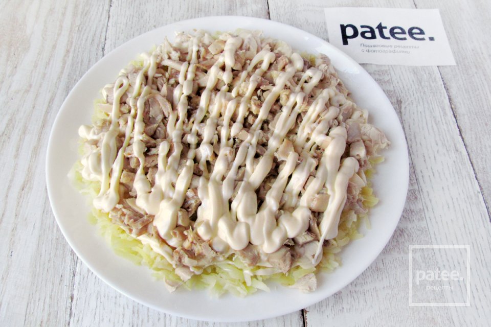 Салат Корзина с цветами - Шаг 13