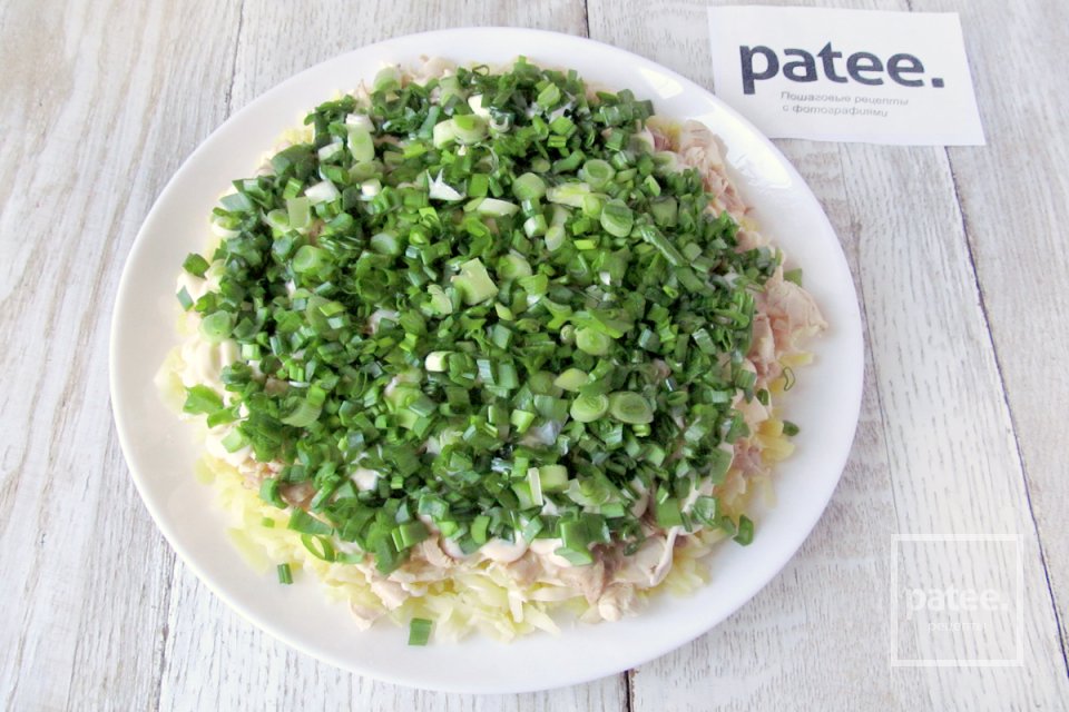 Салат Корзина с цветами - Шаг 14