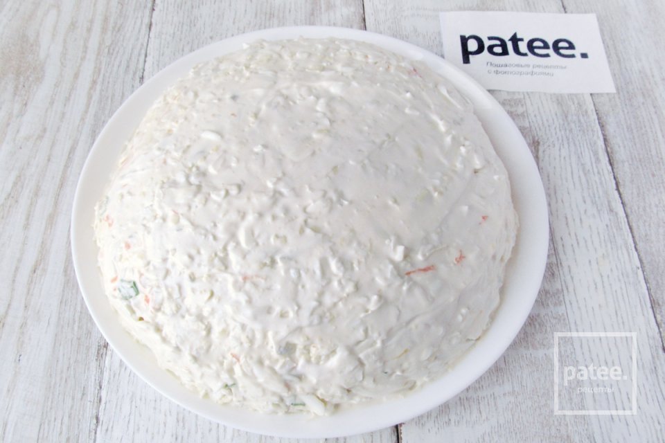 Салат Корзина с цветами - Шаг 18