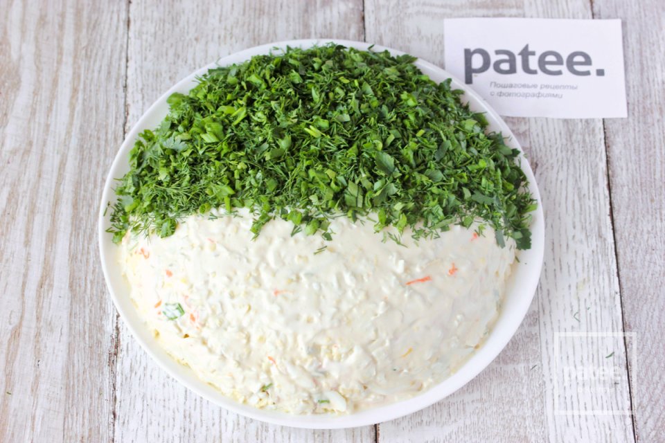 Салат Корзина с цветами - Шаг 22