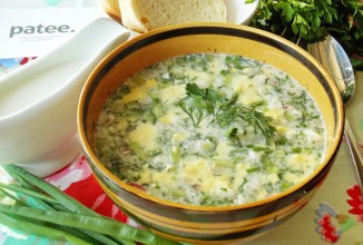 Окрошка на сыворотке