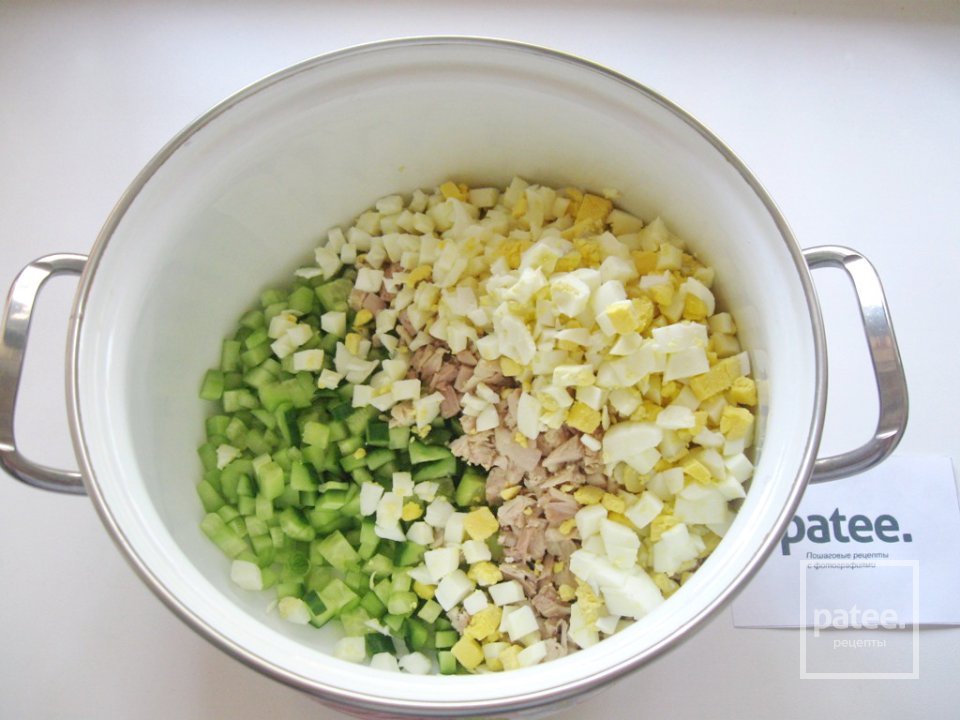 Окрошка на сыворотке - Шаг 13