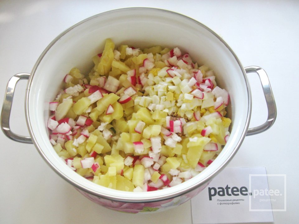 Окрошка на сыворотке - Шаг 15