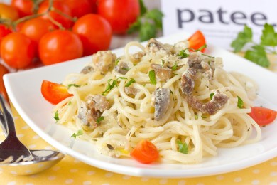 Рецепт Спагетти с говядиной и шампиньонами