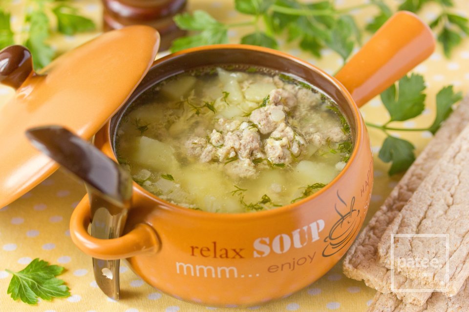 Картофельный суп с говяжьим фаршем и яйцом - Шаг 18