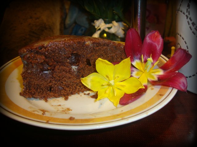 Шоколадный торт "Весенний"