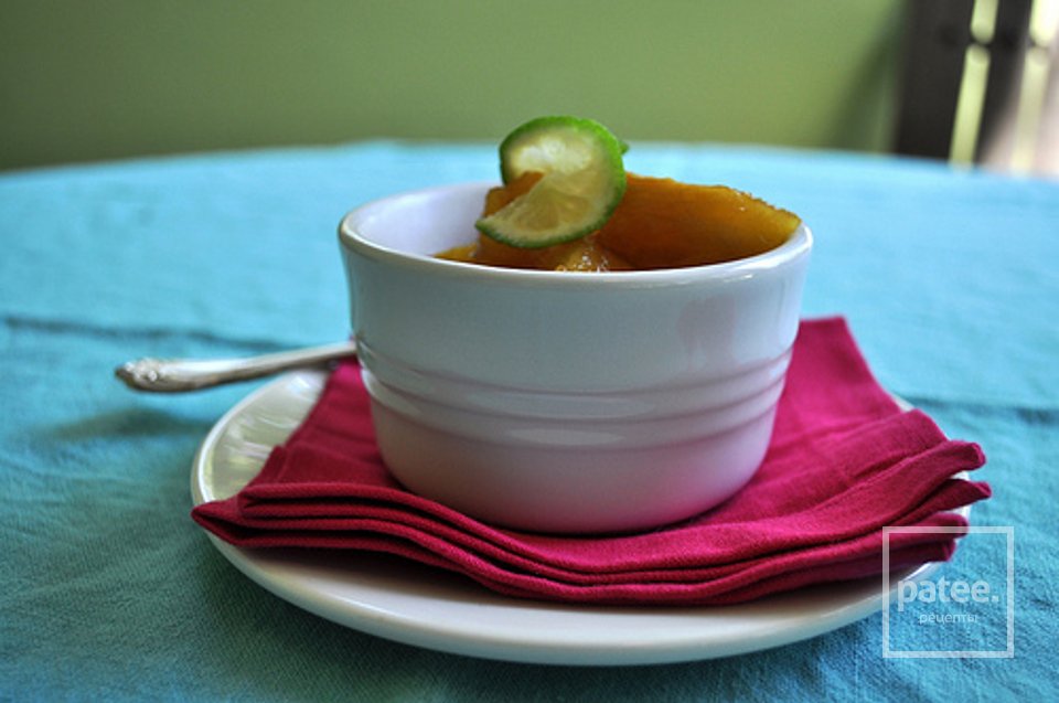 Печеный ананас в имбирно-лаймовом соусе - Шаг 8