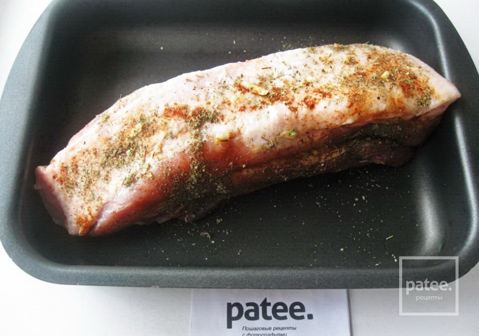 Запеченная свиная грудинка - Шаг 7