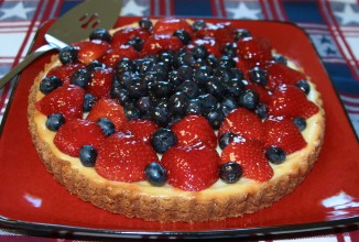 Чизкейк с ягодами