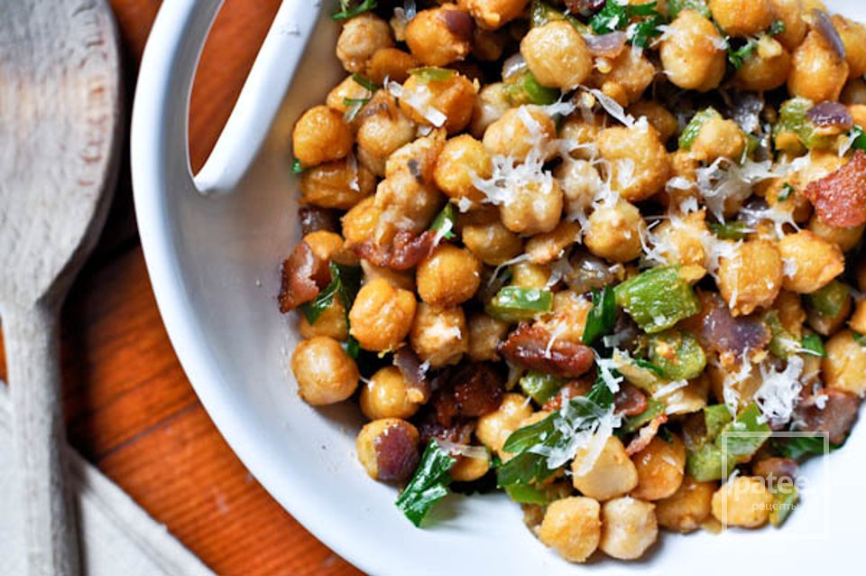 Салат из нута с беконом - Шаг 7