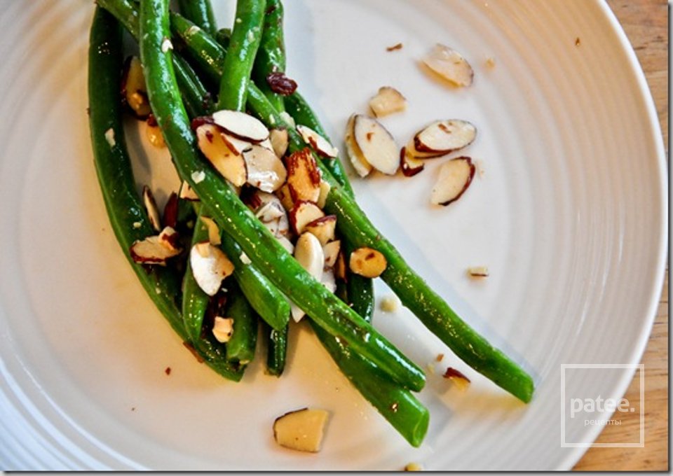 Зеленая фасоль с миндалем - Шаг 7