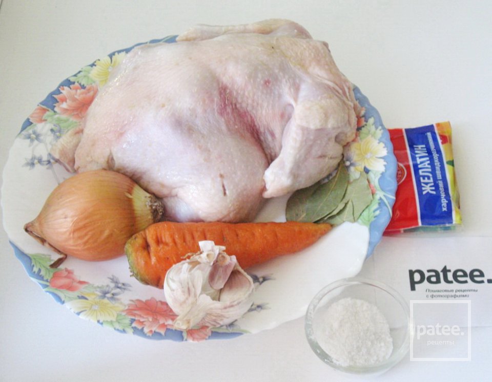 Заливное из курицы - Шаг 1