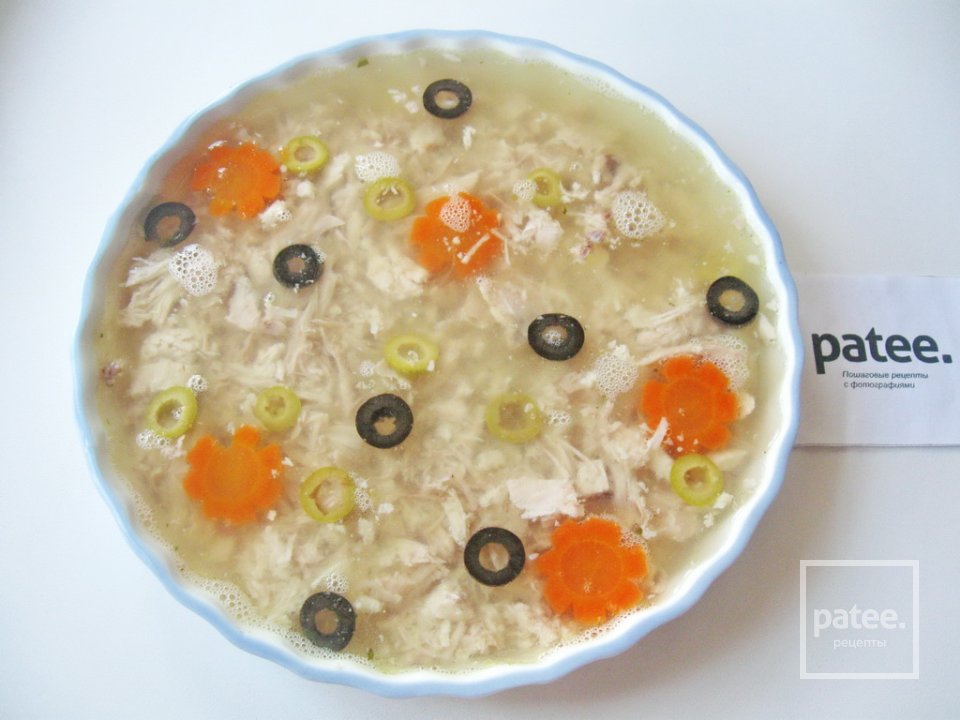 Заливное из курицы - Шаг 10