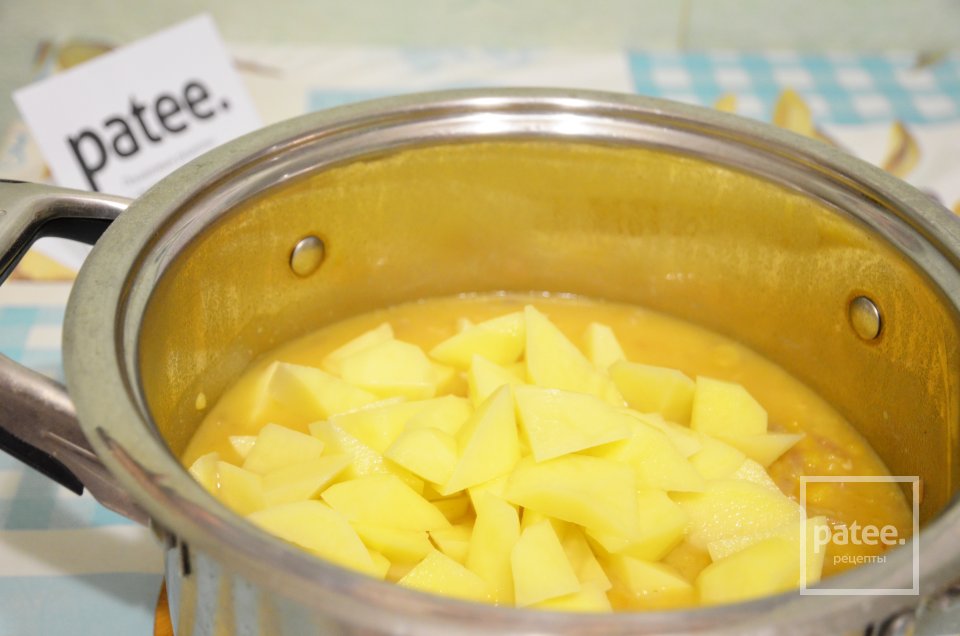 Сытный гороховый суп - Шаг 10