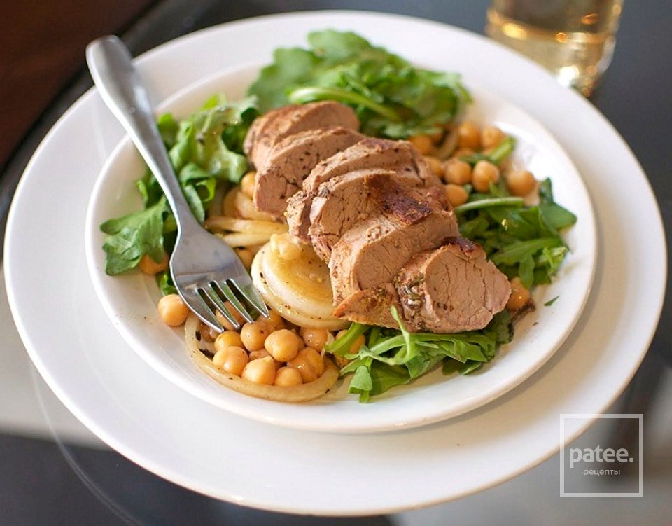 Буженина с нутом и рукколой - Шаг 13