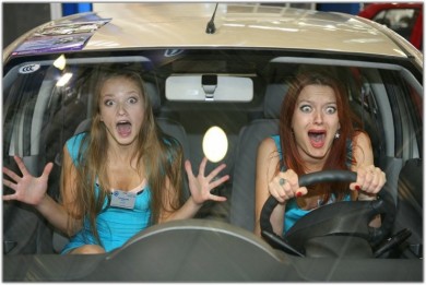 Женщина за рулем... а может не стоит?