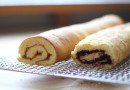Лимонный рулет с джемом