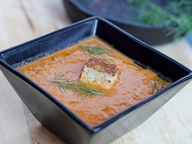 Томатный суп с фенхелем