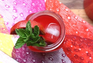 Лимонад из красного апельсина