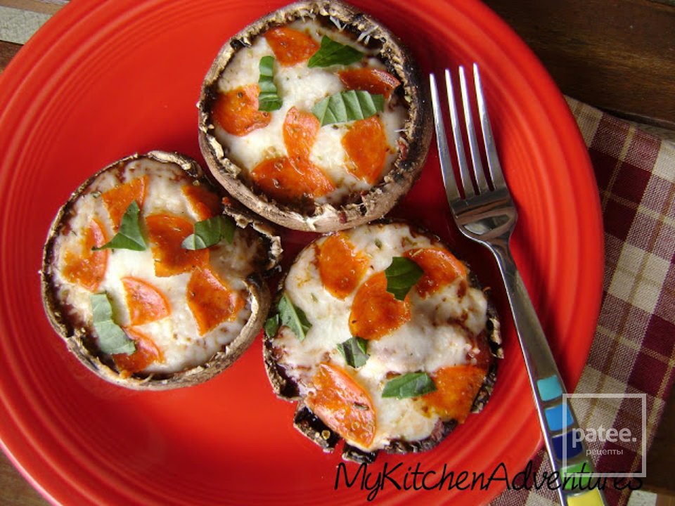 Пицца в шляпках грибов - Шаг 6