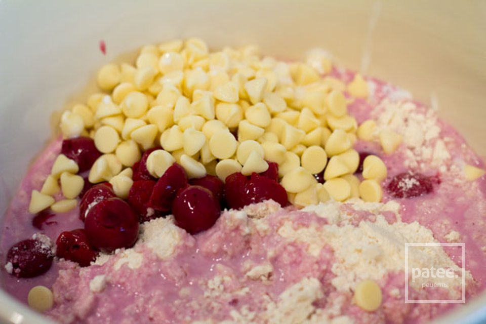 Печенье с вишней и шоколадом - Шаг 4