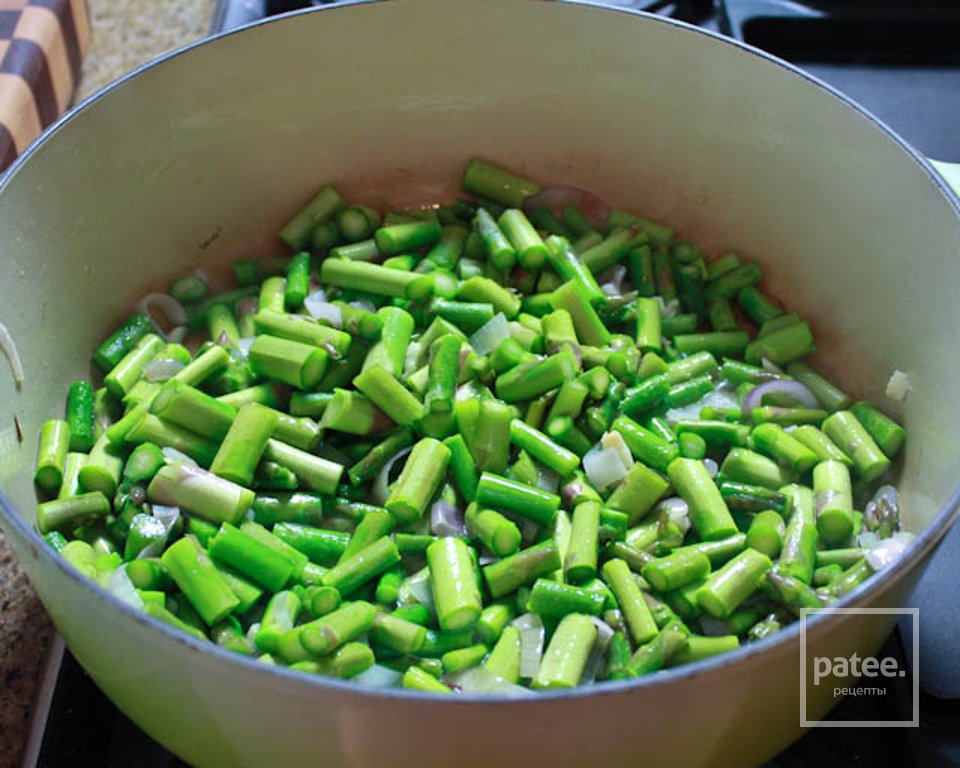 Суп из спаржи с фасолью - Шаг 4