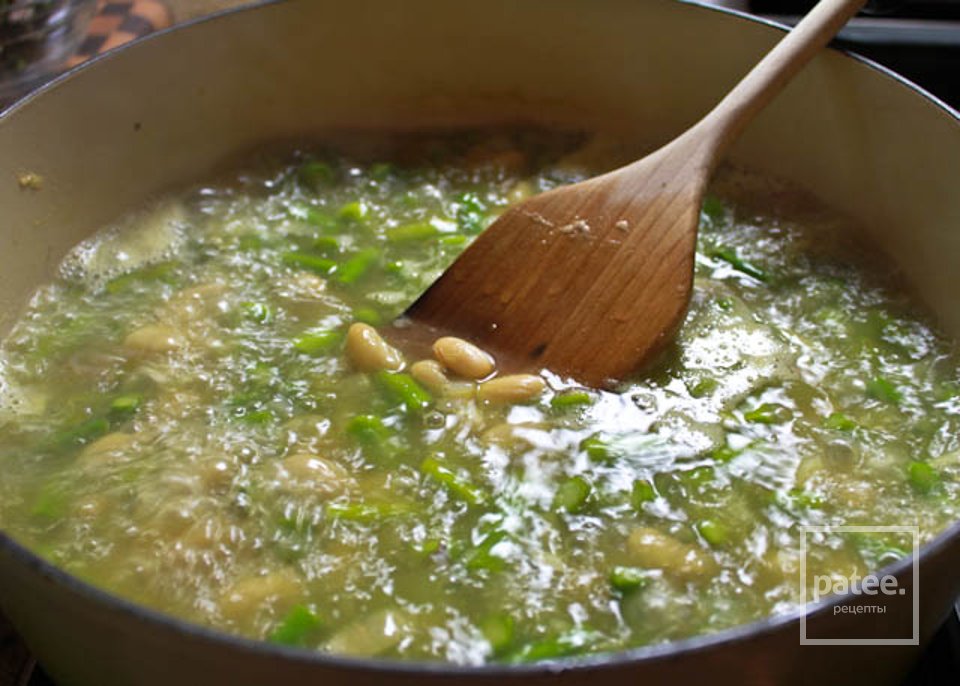 Суп из спаржи с фасолью - Шаг 5
