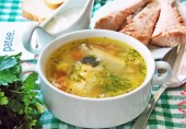 Рассольник из форели