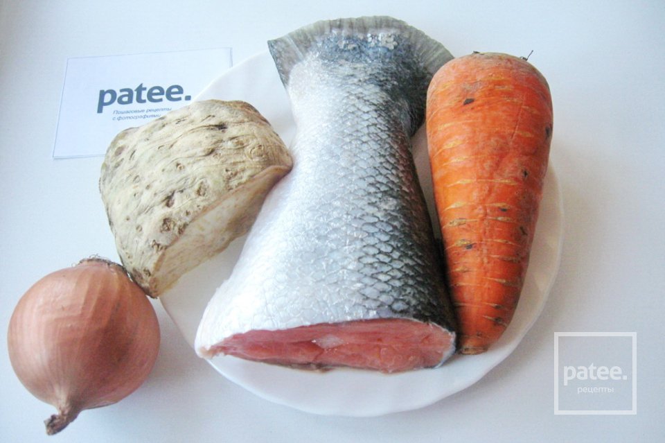 Рассольник из форели - Шаг 1