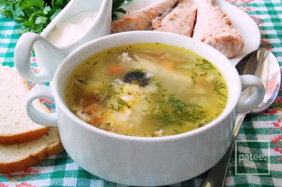 Рассольник из форели - Шаг 14