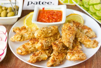 Куриные наггетсы в миндале