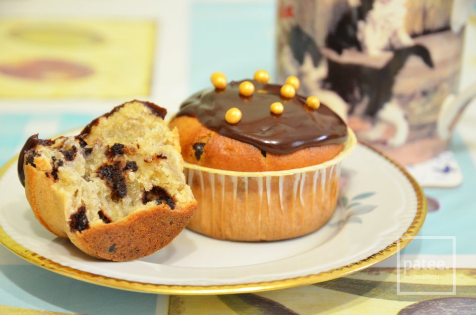 Банановые кексы с шоколадными каплями - Шаг 19