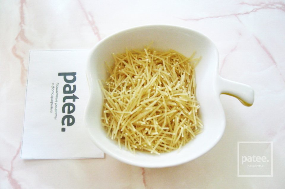 Томатный суп с вермишелью и грибами по-турецки - Шаг 8