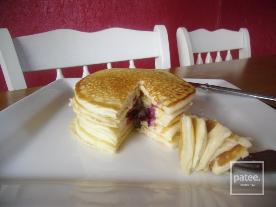 Блины с черникой - Шаг 4