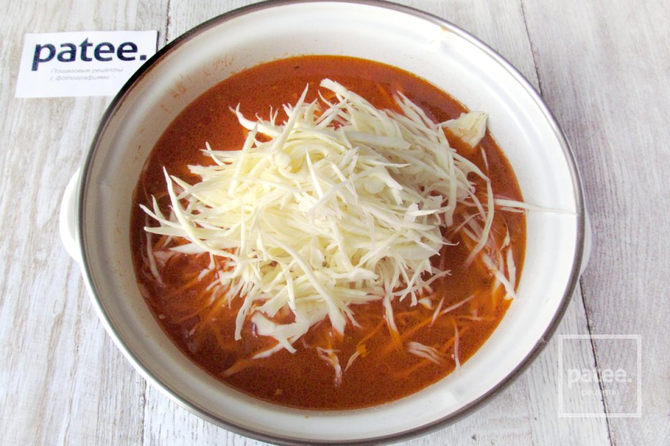 Щи с фасолью и рыбными консервами - Шаг 14