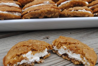 Овсяное печенье с кремом