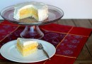 Лимонный торт с взбитыми сливками