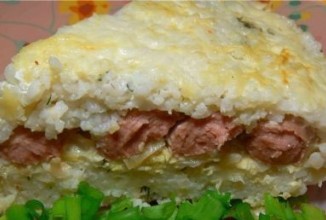 Воздушная рисовая запеканка